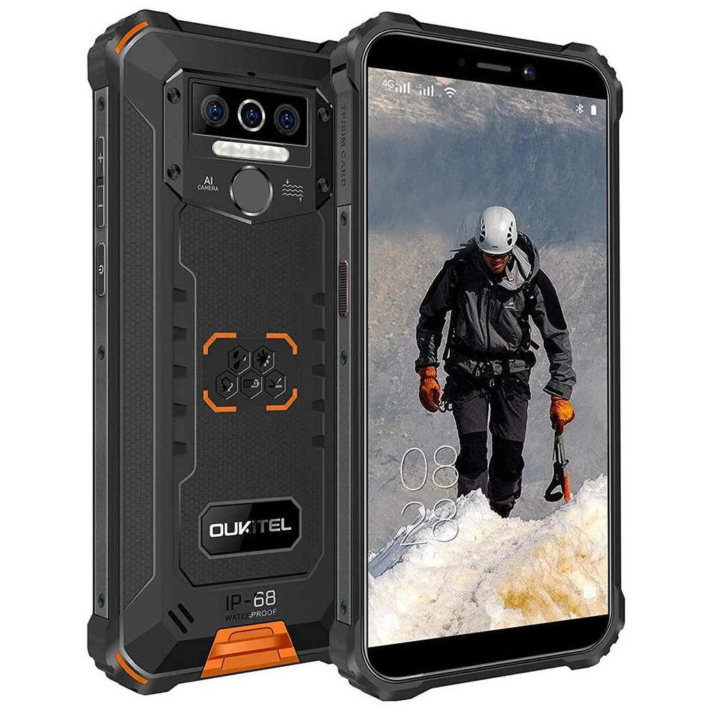 Мобільний телефон OUKITEL WP5 Pro 4/64GB Orange (6972940563966) - зображення 8