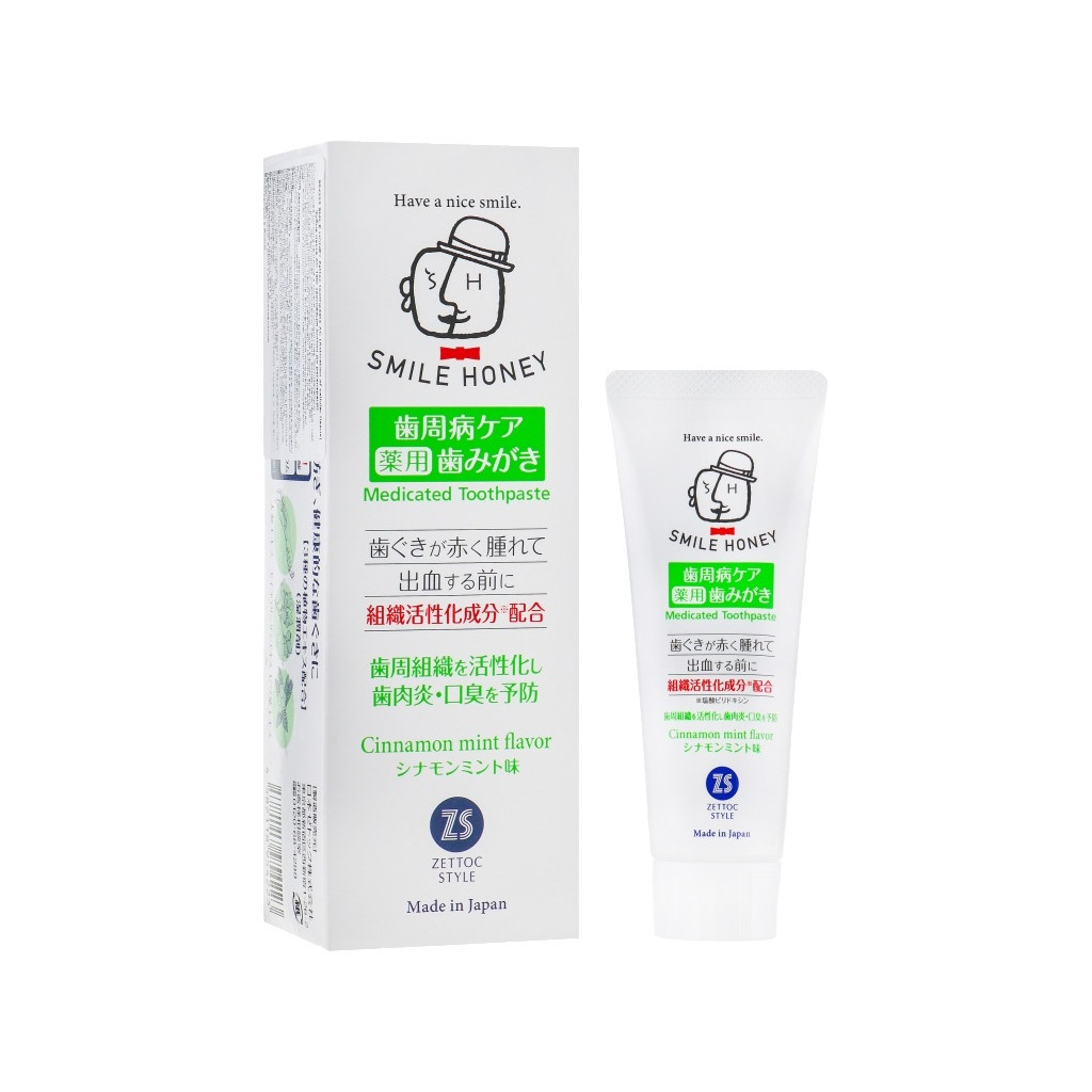 Зубна паста Zettoc Smile Honey Activation of Cellular Tissue 120 г (4582118954223) - зображення 2