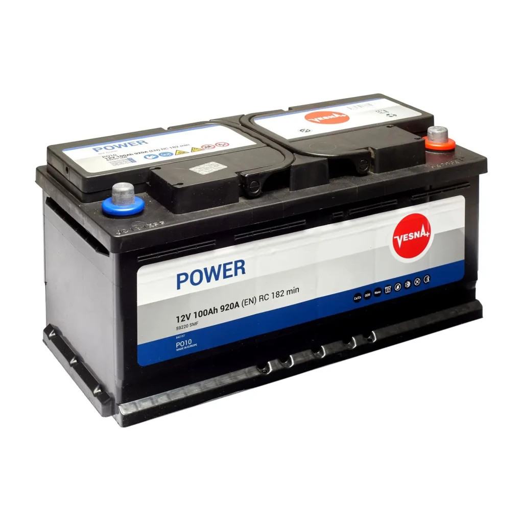 Акумулятор автомобільний Vesna 100 Ah/12V Power (415 000) - зображення 2