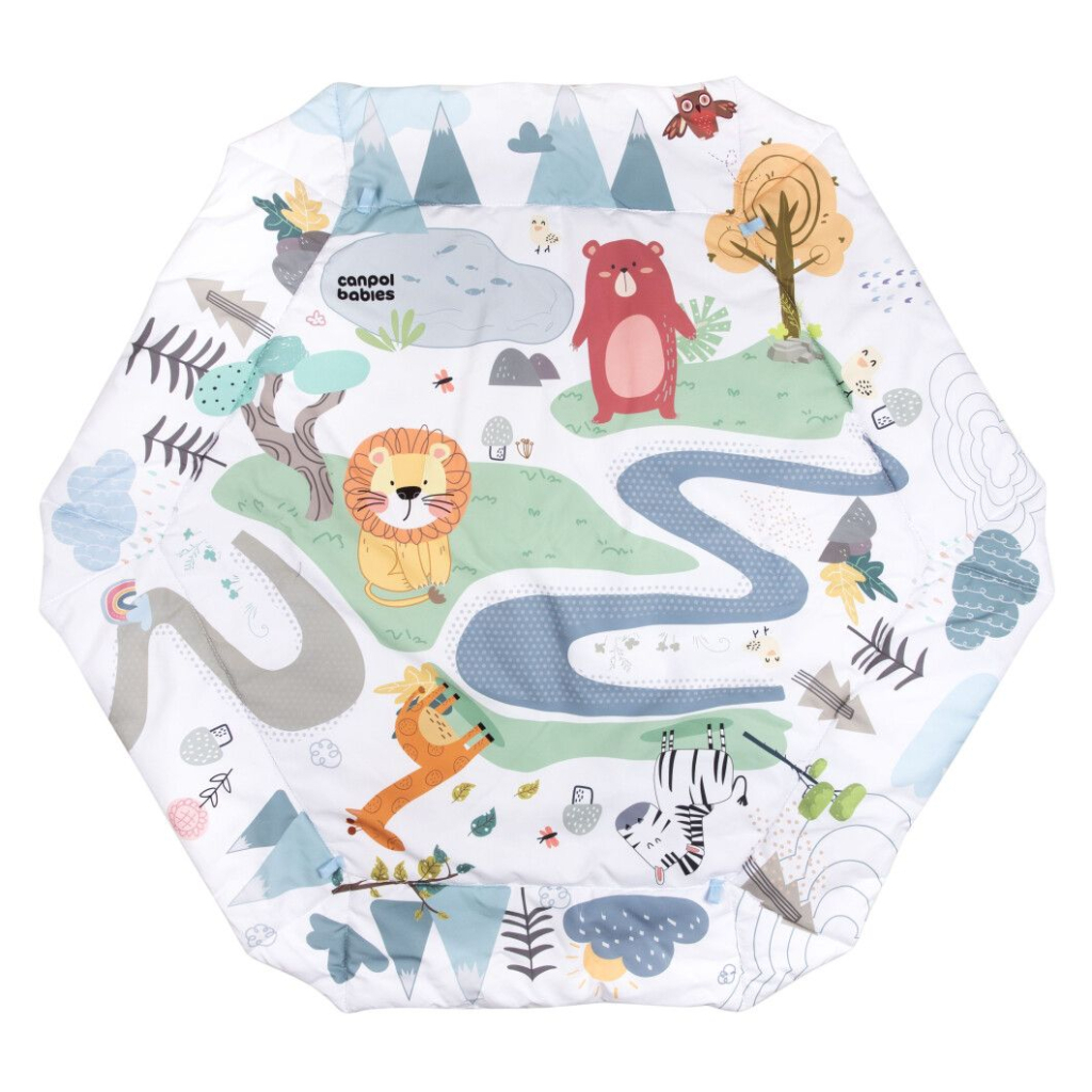 Дитячий килимок Canpol 0 Safari - сірий (81/100) - изображение 9