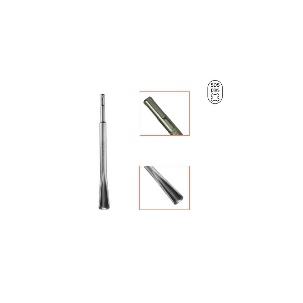 Зубило DeWALT SDS-Plus, канавкове, 22х250мм (DT6805) - зображення 1