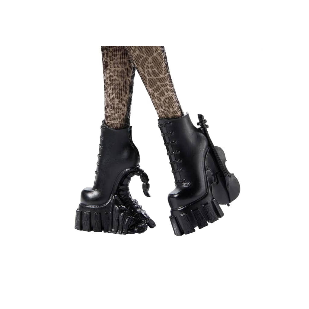 Лялька Monster High колекційна Венздей у шкільній формі (HXJ04) - зображення 4