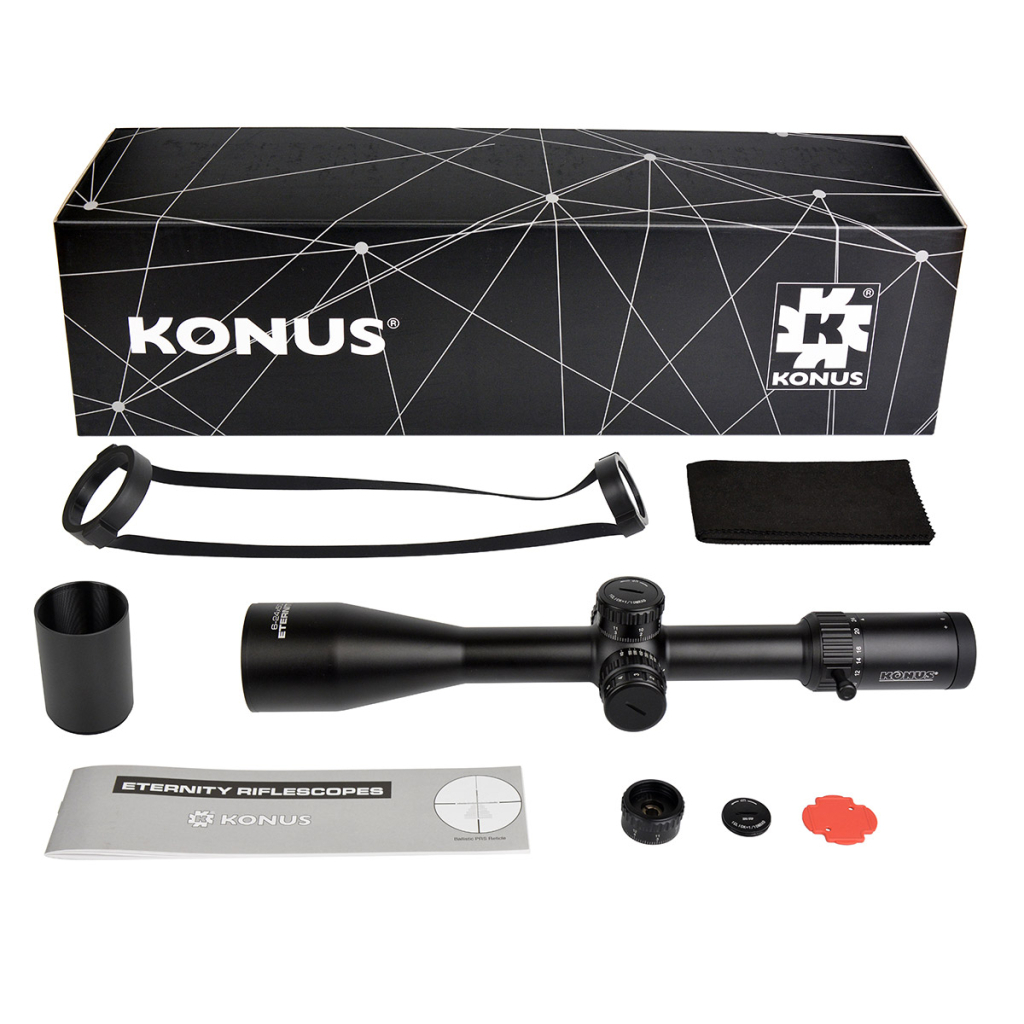 Оптичний приціл Konus Eternity 6-24x50 PRS Ballistic FFP IR (7295) - зображення 10