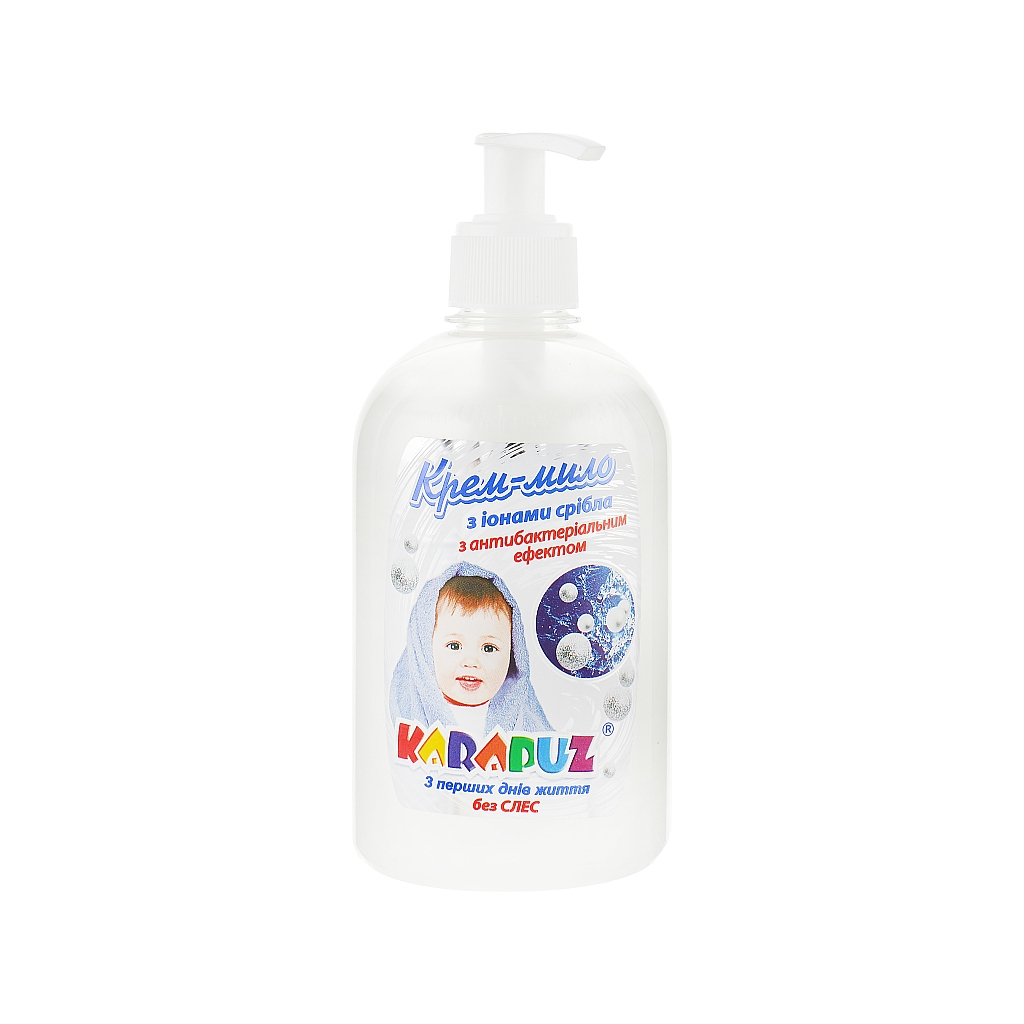 Рідке мило Карапуз антибактеріальне з іонами срібла 500 мл (4820049382136) - зображення 1