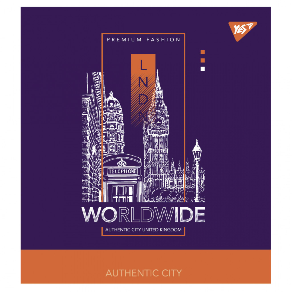 Зошит Yes А5 Dream place 18 аркушів клітинка (766811) - зображення 1