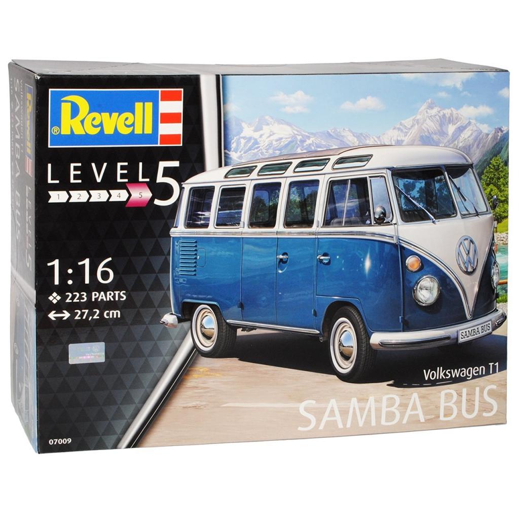 Збірна модель Revell Автобус Volkswagen T1 Samba Bus 1:16 (7009) - зображення 1