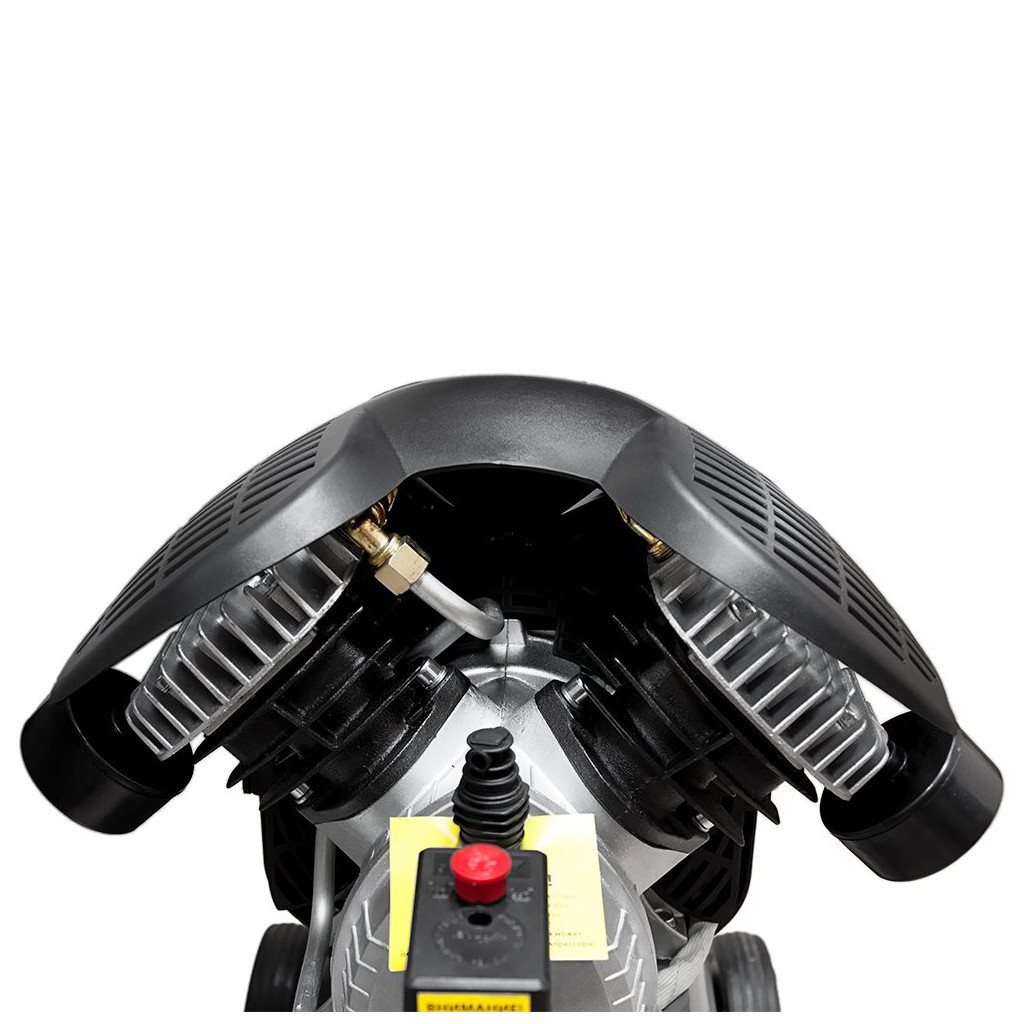 Компресор Sigma двоциліндровий 2.5кВт 455л/хв 10бар 50л (2 крана) (7043721) - зображення 11