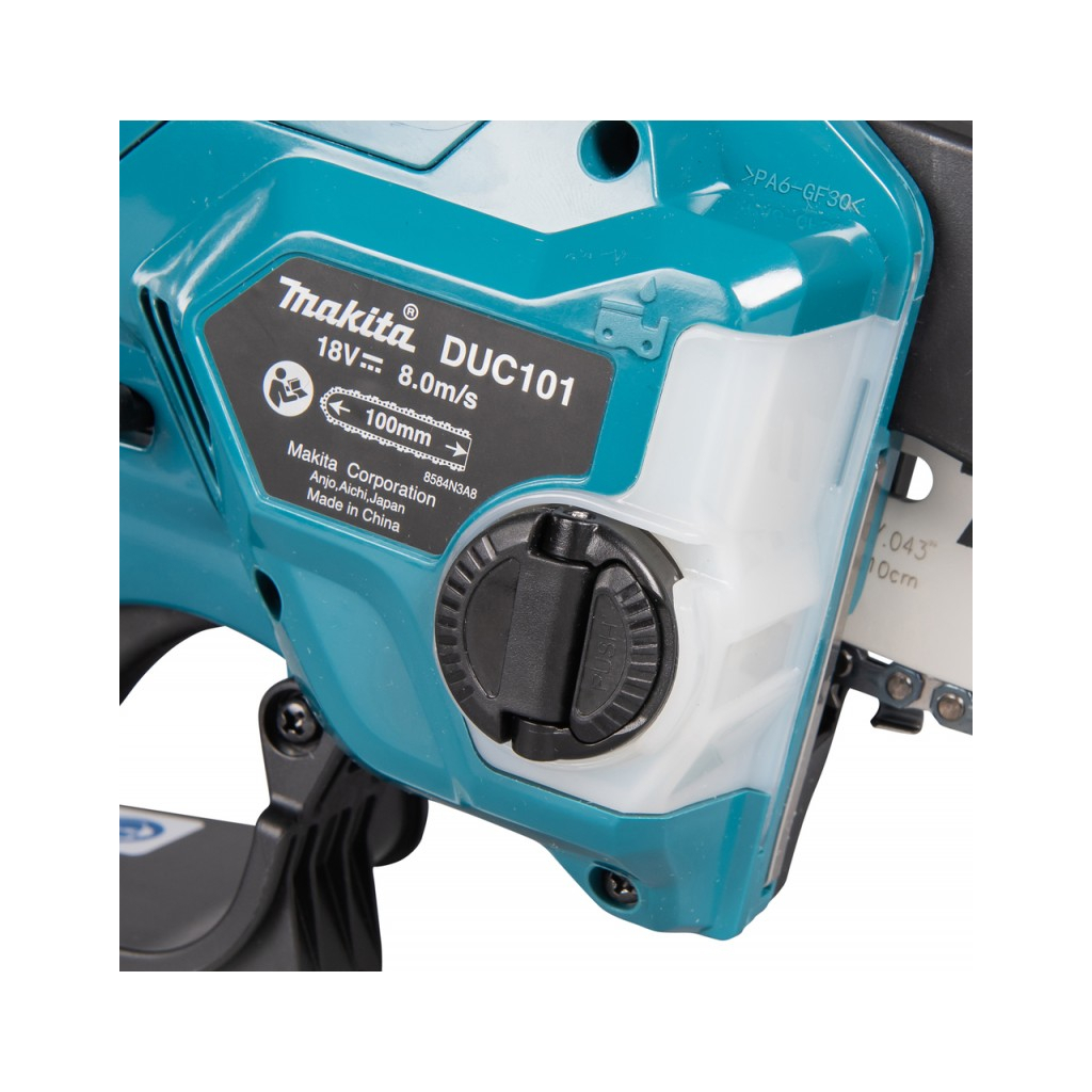 Ланцюгова пила Makita LXT, 18V, 100мм (без АКБ та ЗП) (DUC101Z) - зображення 3