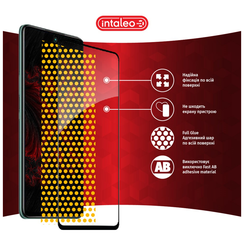 Скло захисне Intaleo Full Glue Infinix Hot 11s (1283126532382) - зображення 6