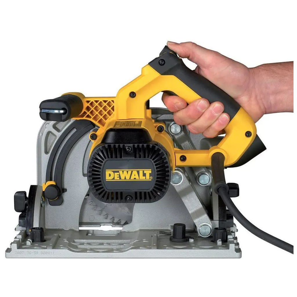 Дискова пила DeWALT занурювальна ручна, 1300 Вт, диск 165х20 мм, 5.0 кг, кейс TSTAK (DWS520KT) - изображение 3