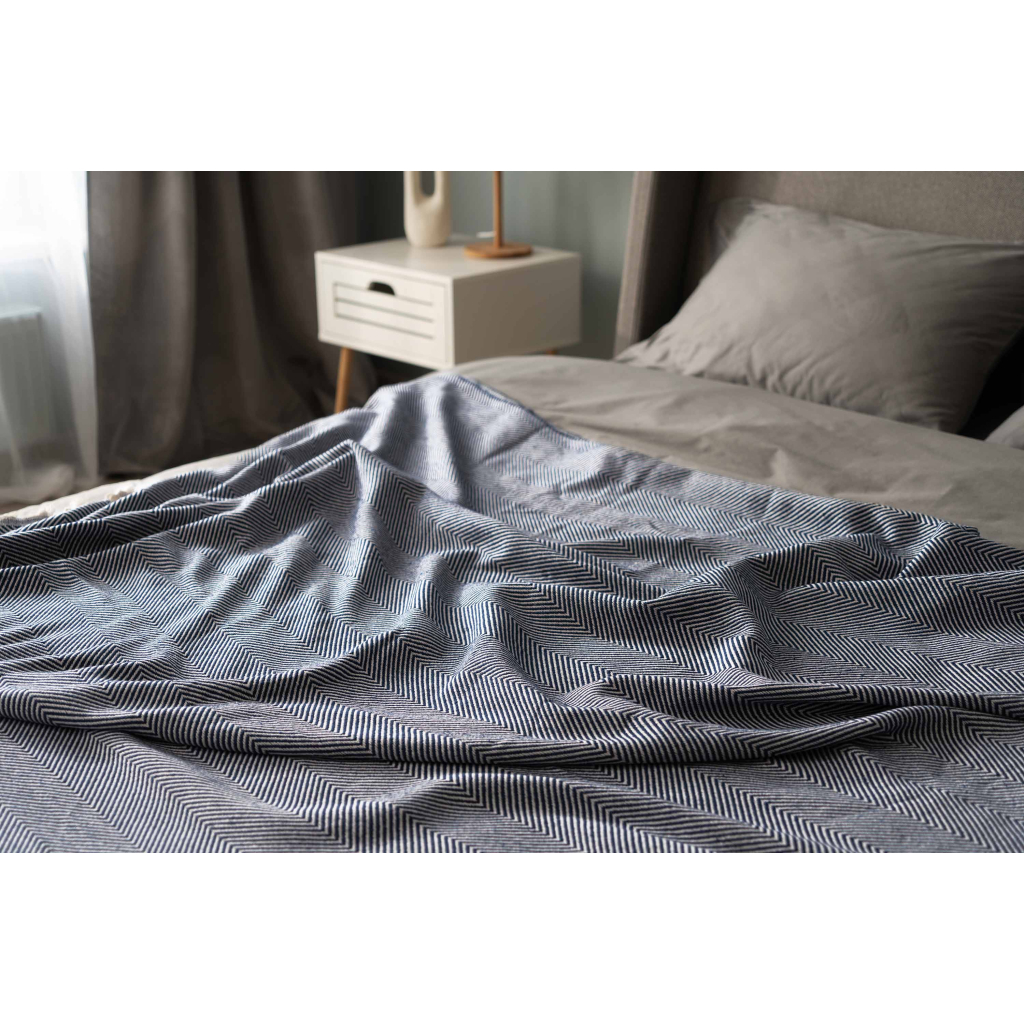 Плед Ardesto Summer 100% бавовна, синій 140х190 см (ART0915SB) - изображение 5