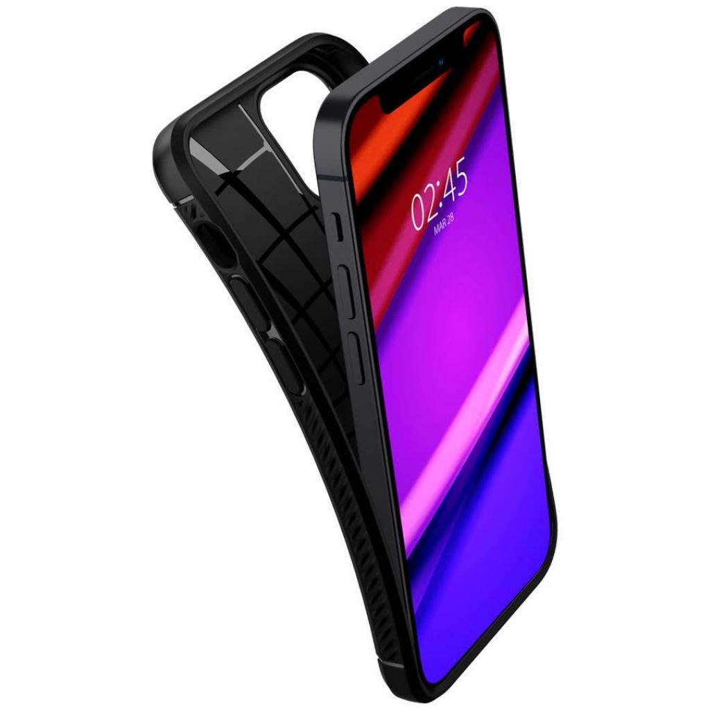 Чохол до мобільного телефона Spigen iPhone 12 mini Rugged Armor, Matte Black (ACS01743) - зображення 4
