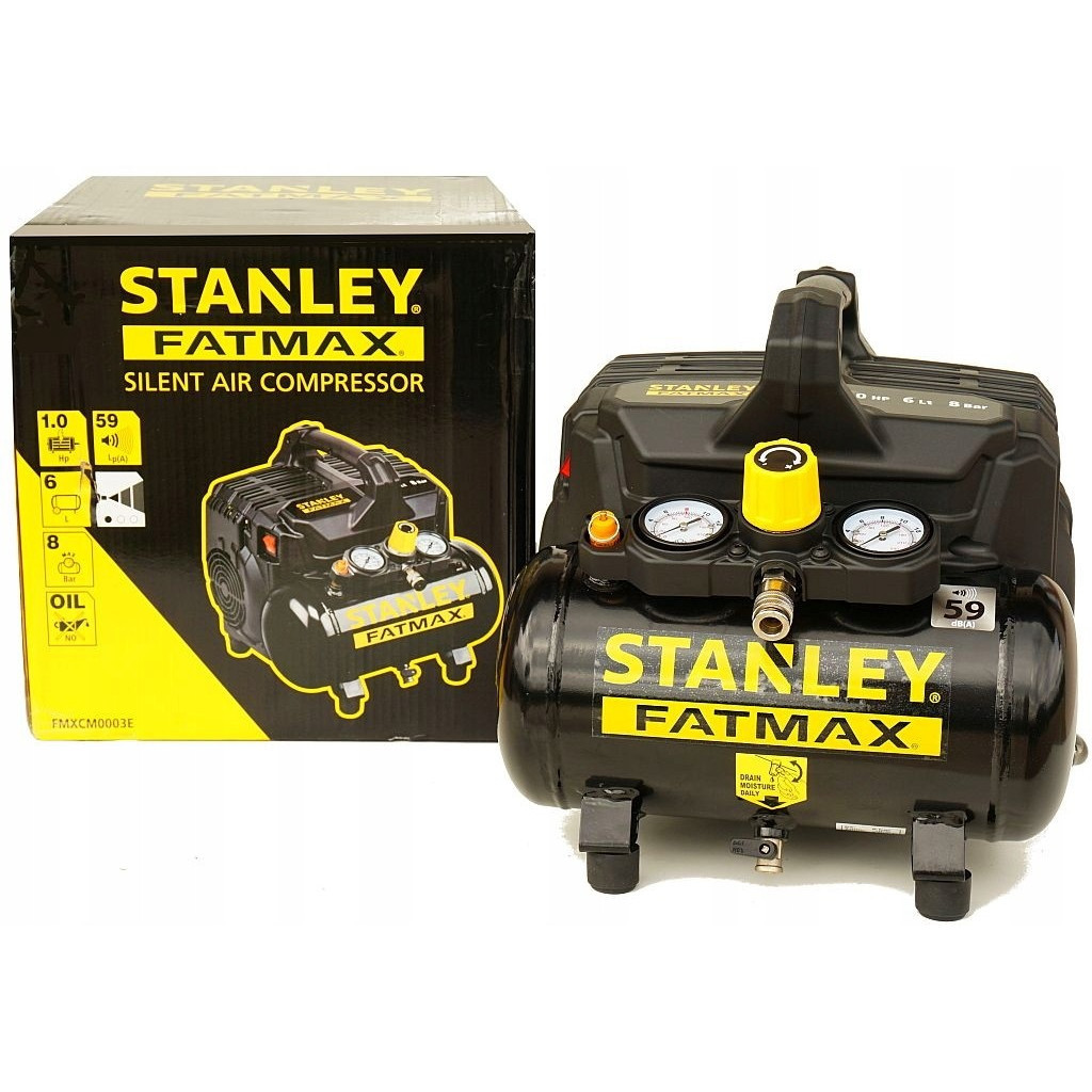 Компресор Stanley FATMAX FMXCM0003E, 105 л/хв, 0.75 кВт, 18 кг (FMXCM0003E) - зображення 9