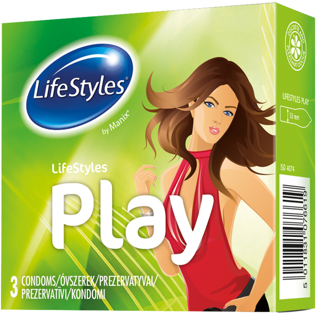 Презервативи LifeStyles Play 3 шт. (5011831076619) - зображення 1