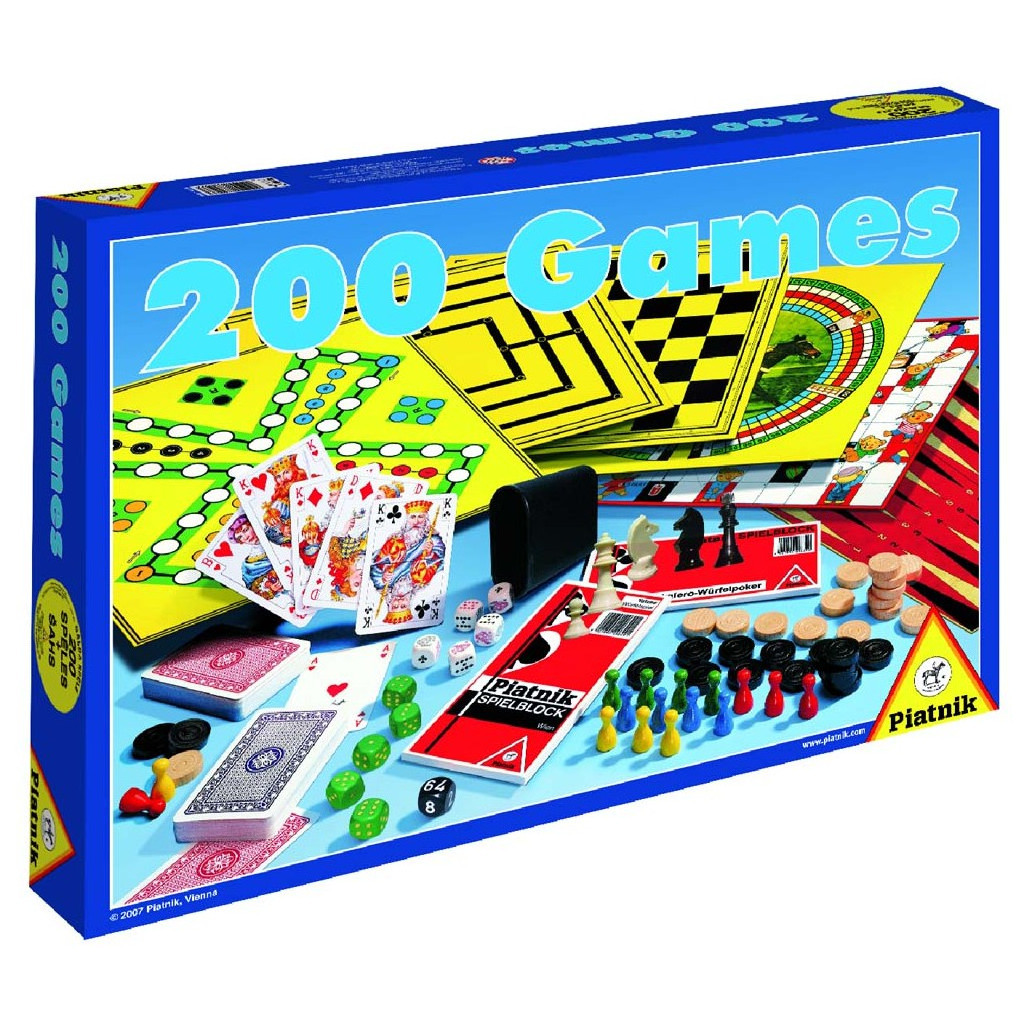 Настільна гра Piatnik Набір 200 ігор (PT-780233) - зображення 1
