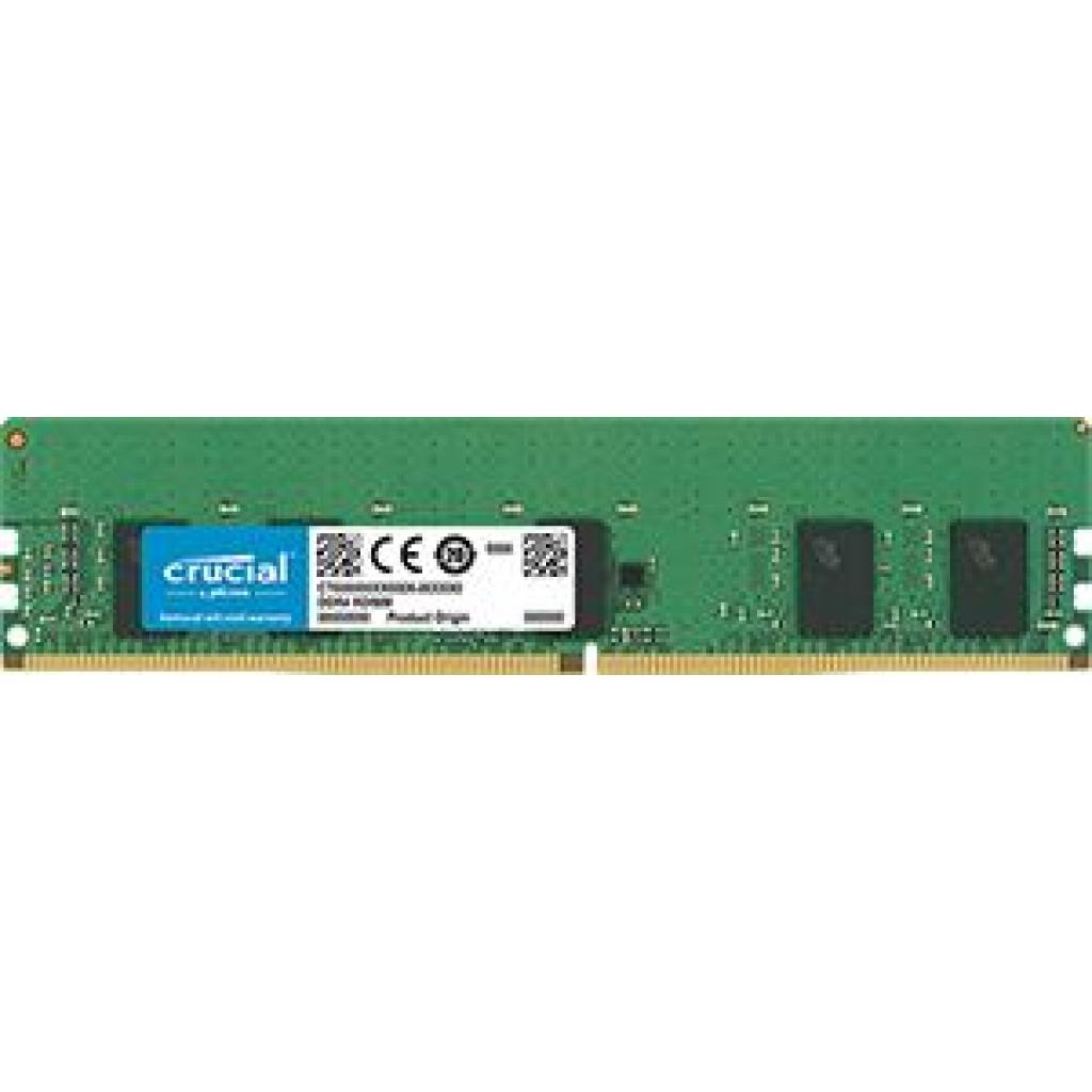 Модуль пам'яті для сервера DDR4 8GB ECC RDIMM 2666MHz 1Rx8 1.2V CL19 Micron (CT8G4RFS8266) - изображение 1