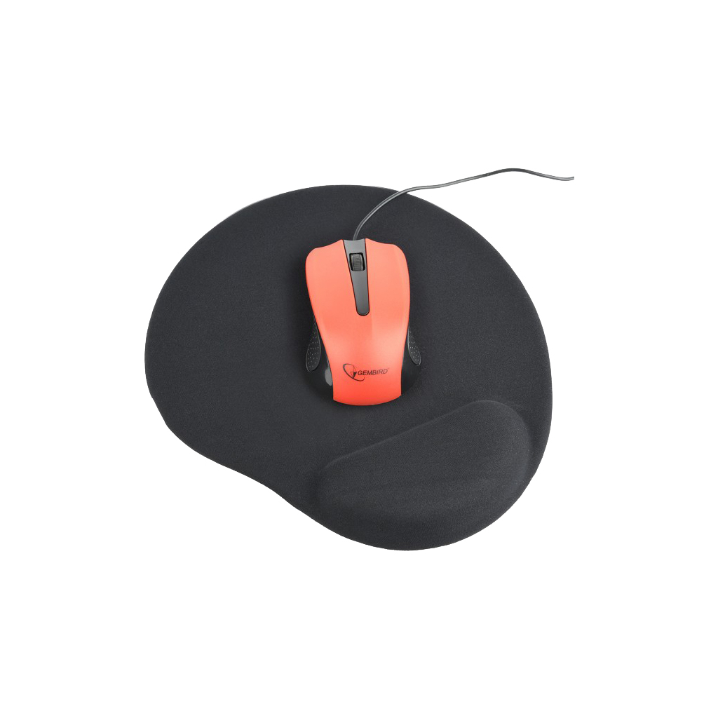 Килимок для мишки Gembird MP-GEL-BK - зображення 1