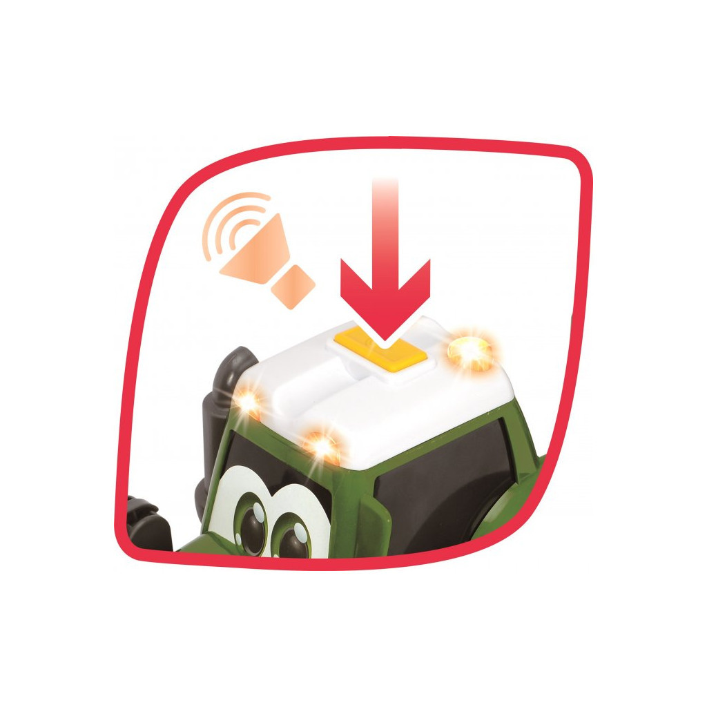 Спецтехніка Dickie Toys Трактор лісника АВС "Фендт" з краном, зі звук. та світл. ефектами, 65 см (4119001) - зображення 11