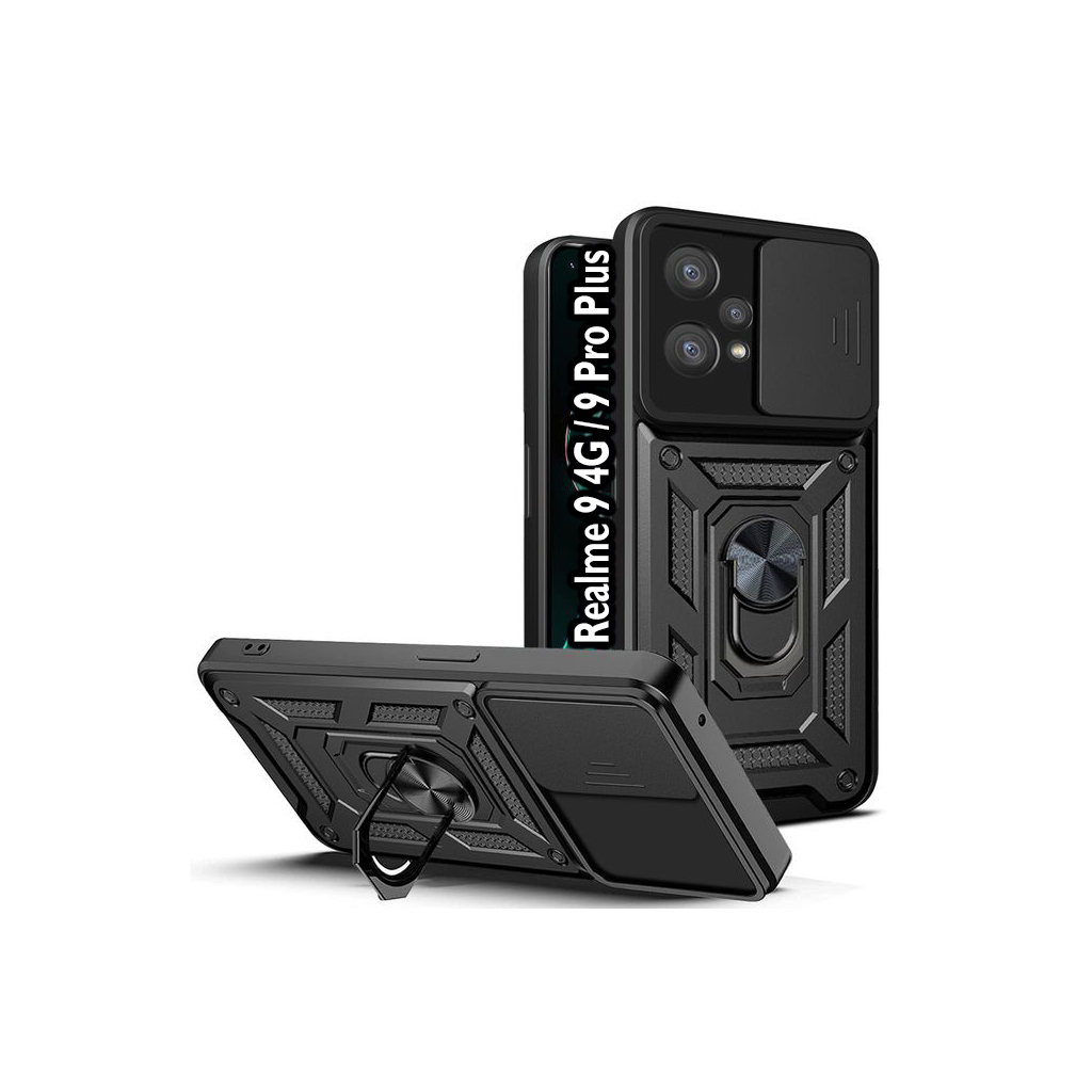 Чохол до мобільного телефона BeCover Military Realme 9 4G / 9 Pro Plus Black (709562) - зображення 1