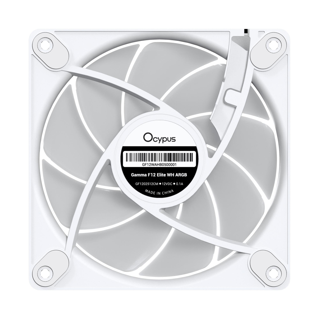 Кулер до корпусу OCYPUS GAMMA F12 ELITE WH A (GAMMA-F12-WH3AM00E-GL) - зображення 7
