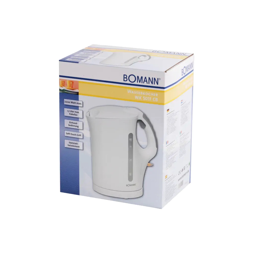 Електрочайник Bomann WK 5011 CB white (WK5011CB white) - зображення 3