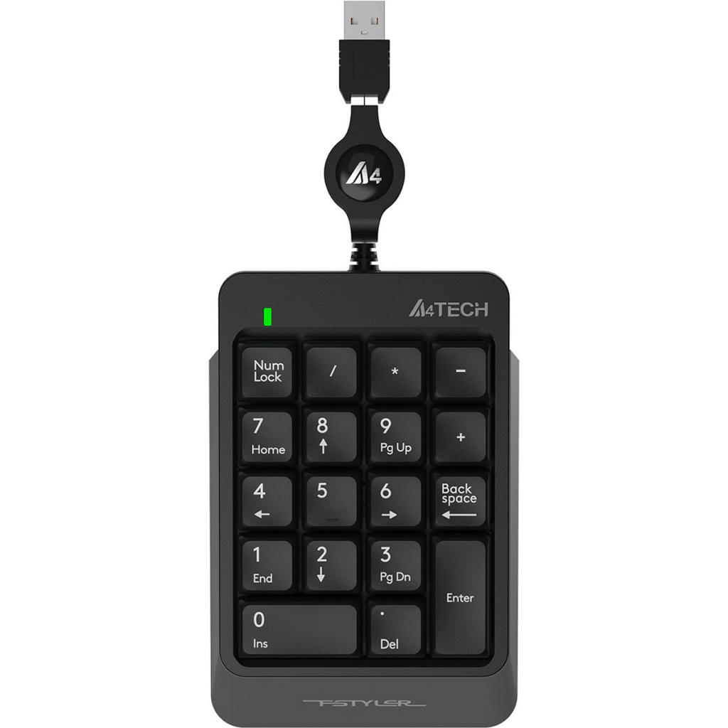 Клавіатура A4Tech FK13 Grey - зображення 1