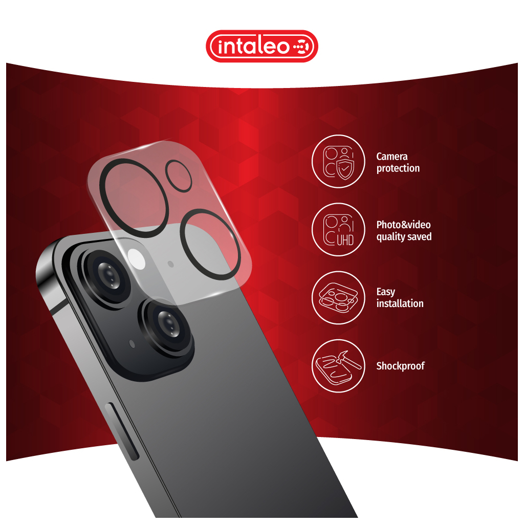 Скло захисне Intaleo Camera Lens Apple Iphone 14/14 Plus Black (1283126576843) - зображення 3