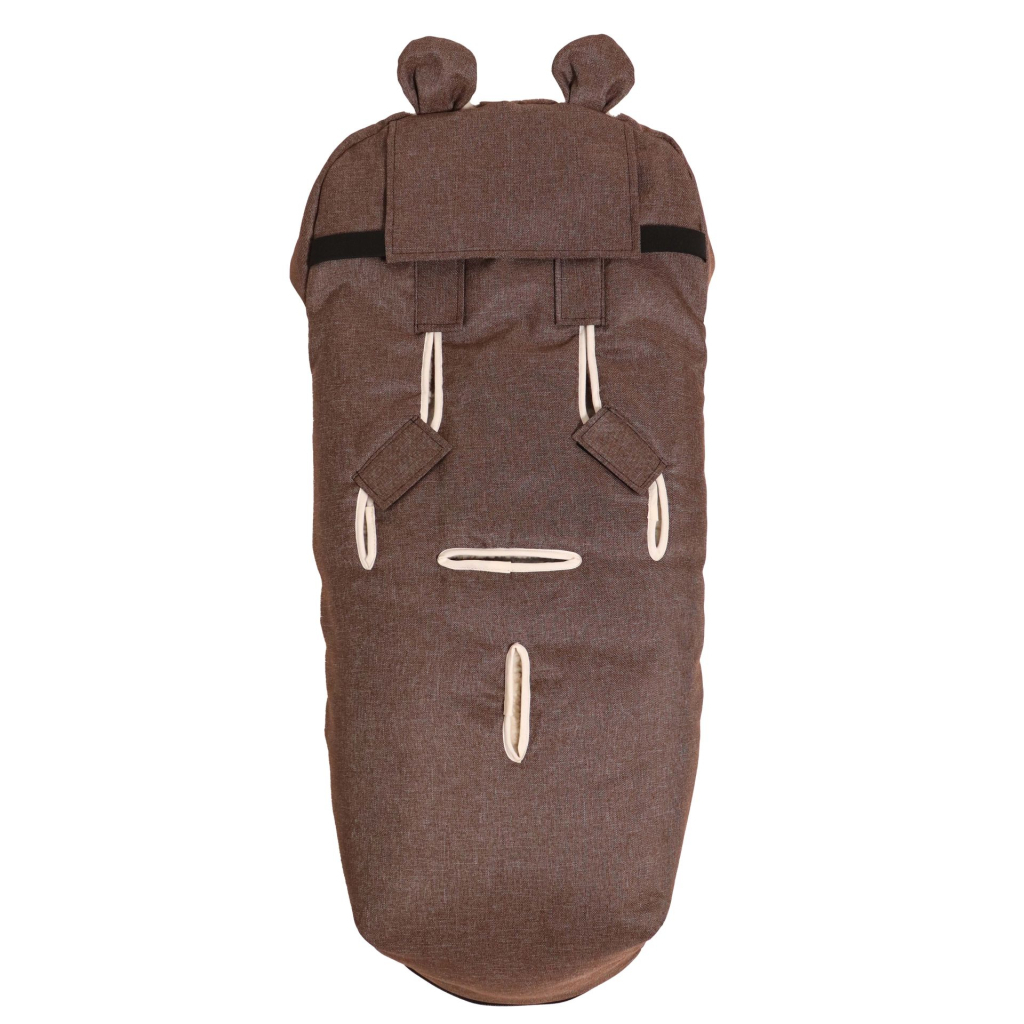 Чохол для ніг Kaiser XL EARS WOOL 2 в 1, зимовий, коричневий (6582575) - зображення 3