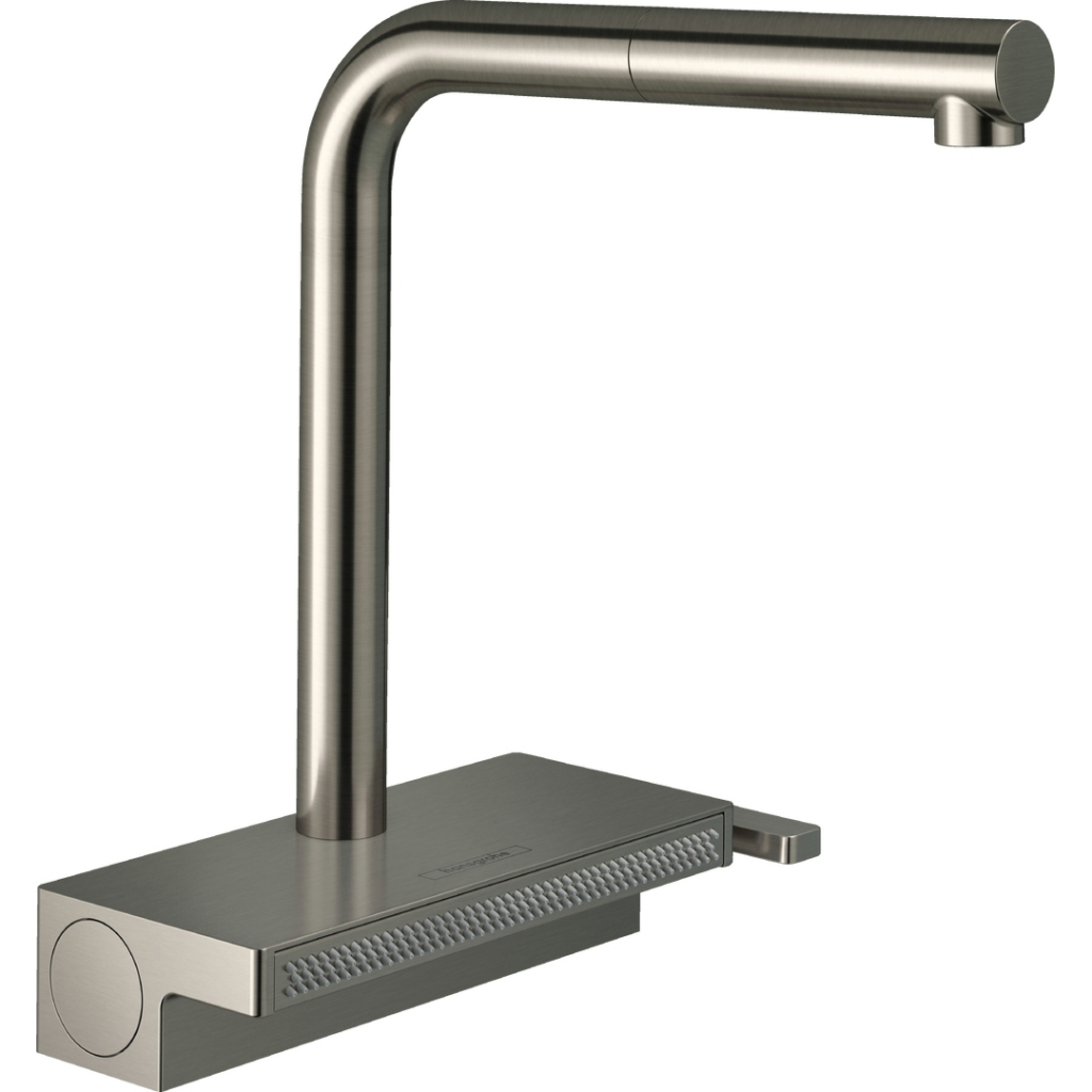 Змішувач Hansgrohe Aquno Select M81 , 21 см, сталь (73836800) - зображення 1