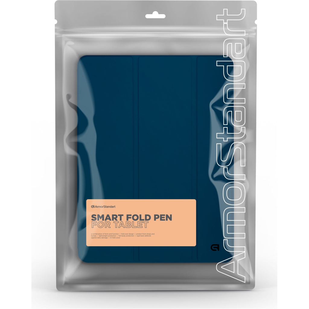 Чохол до планшета Armorstandart Smart Fold Pen Xiaomi Pad 7 / 7 Pro Dark Blue (ARM82420) - зображення 8