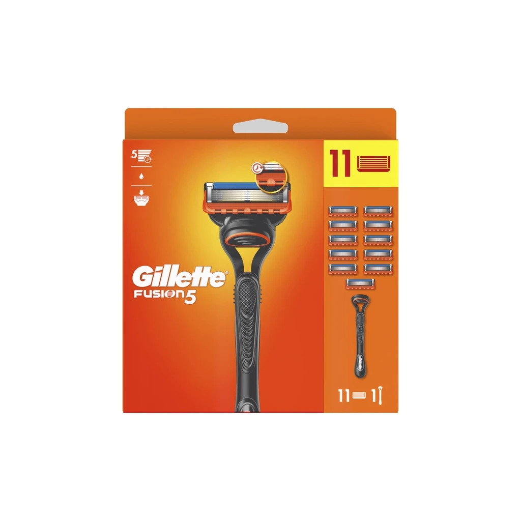Бритва Gillette Fusion5 з 11 змінними картриджами (7702018425761) - изображение 2