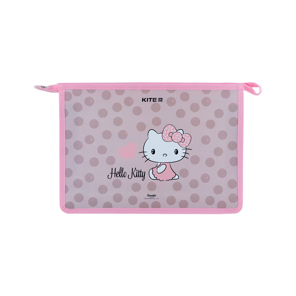 Папка на блискавці Kite A4+ на блискавці Hello Kitty (HK24-428) - зображення 2