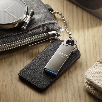 USB флеш накопичувач Apacer 16GB AH15A Ashy USB 3.1 (AP16GAH15AA-1) - зображення 3