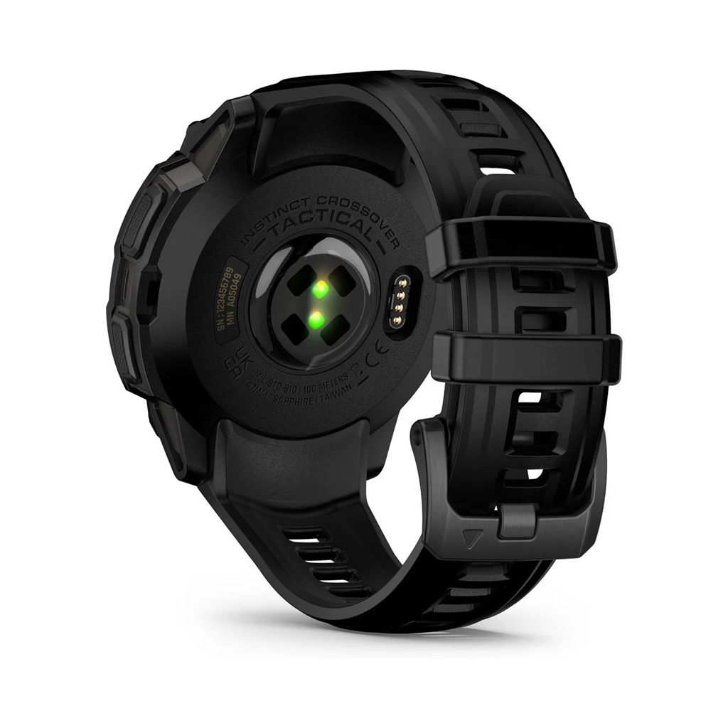 Смарт-годинник Garmin Instinct Crossover AMOLED, Tactical, Black/Black, GPS смарт-годинник (010-03398-02) - изображение 6