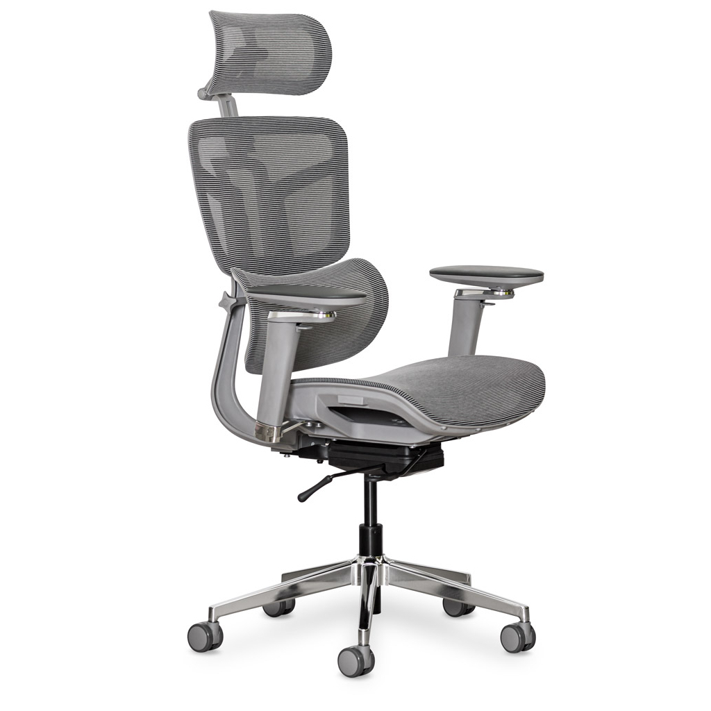 Офісне крісло Mealux S4 Air Grey (HF-S4 M/G) - зображення 1
