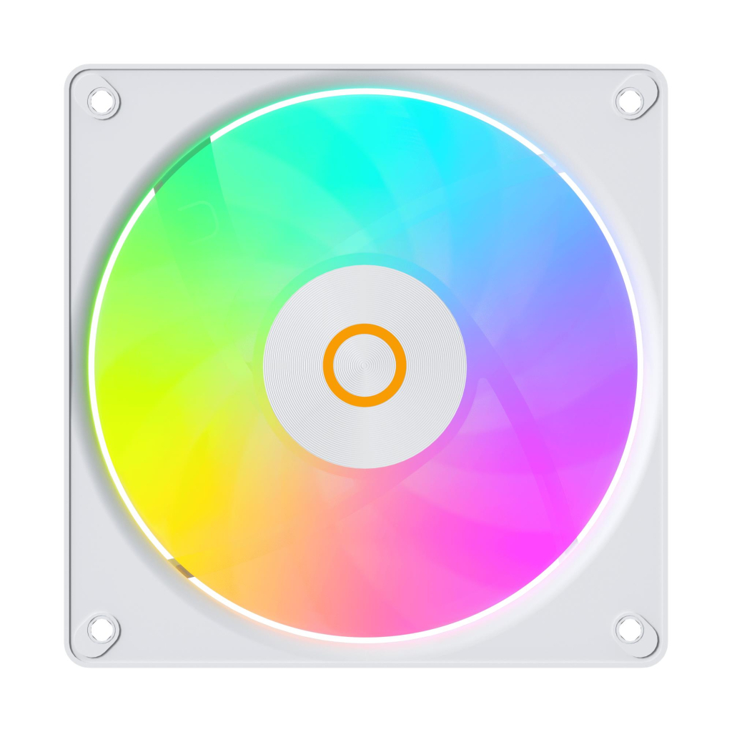 Кулер до корпусу OCYPUS GAMMA F12 ELITE WH ARGB REVERSE BLADE (GAMMA-F12-WH1AM01E-GL) - зображення 2