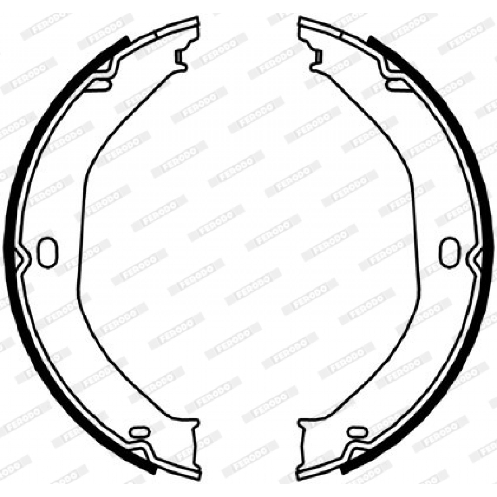 Гальмівні колодки FERODO FSB4057 - зображення 1