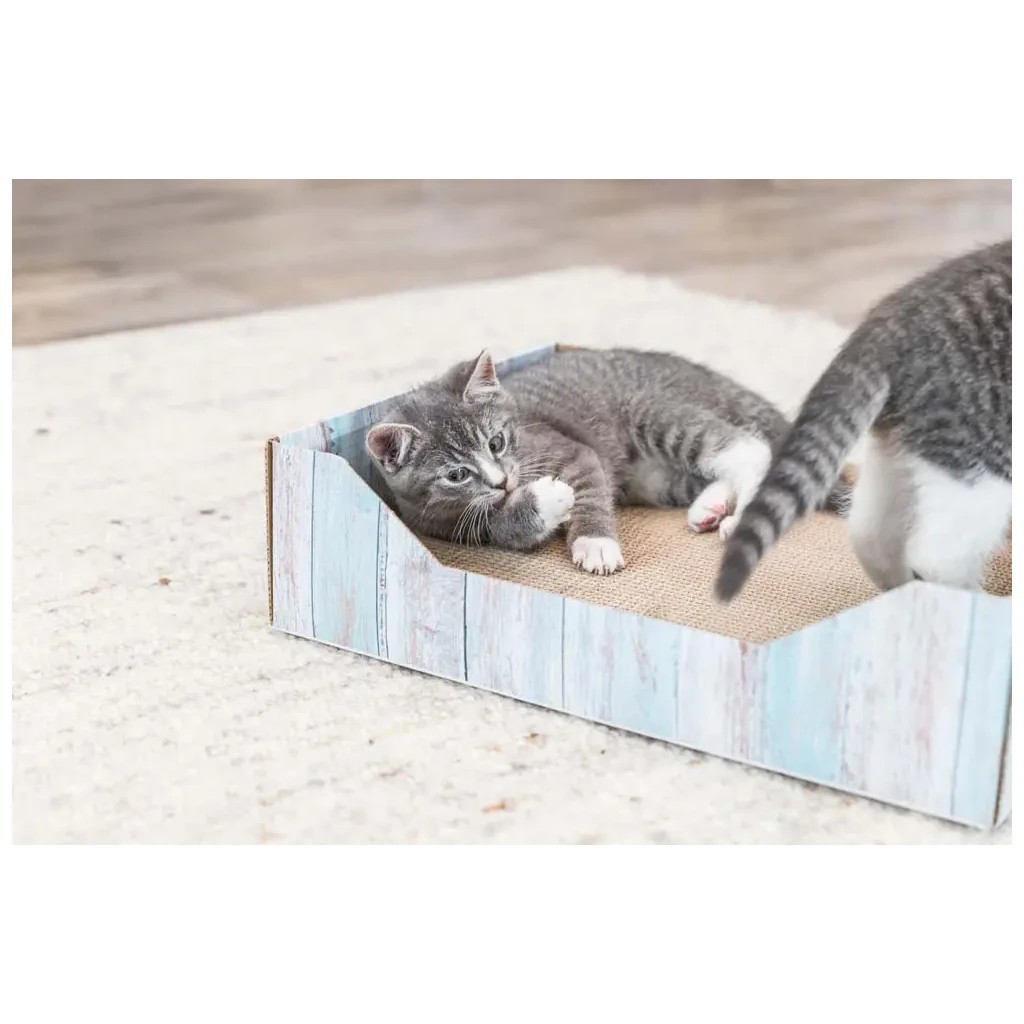 Дряпка (кігтеточка) для котів Trixie картонна з м'ятою 45×12×33 см (4011905480138) - зображення 5