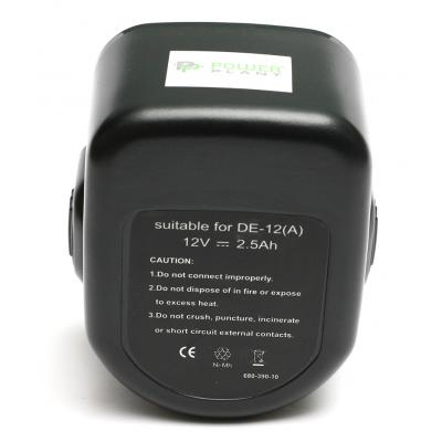 Акумулятор до електроінструменту PowerPlant для DeWALT GD-DE-12 12V 2.5Ah NIMH(DE9074) (DV00PT0034) - зображення 2