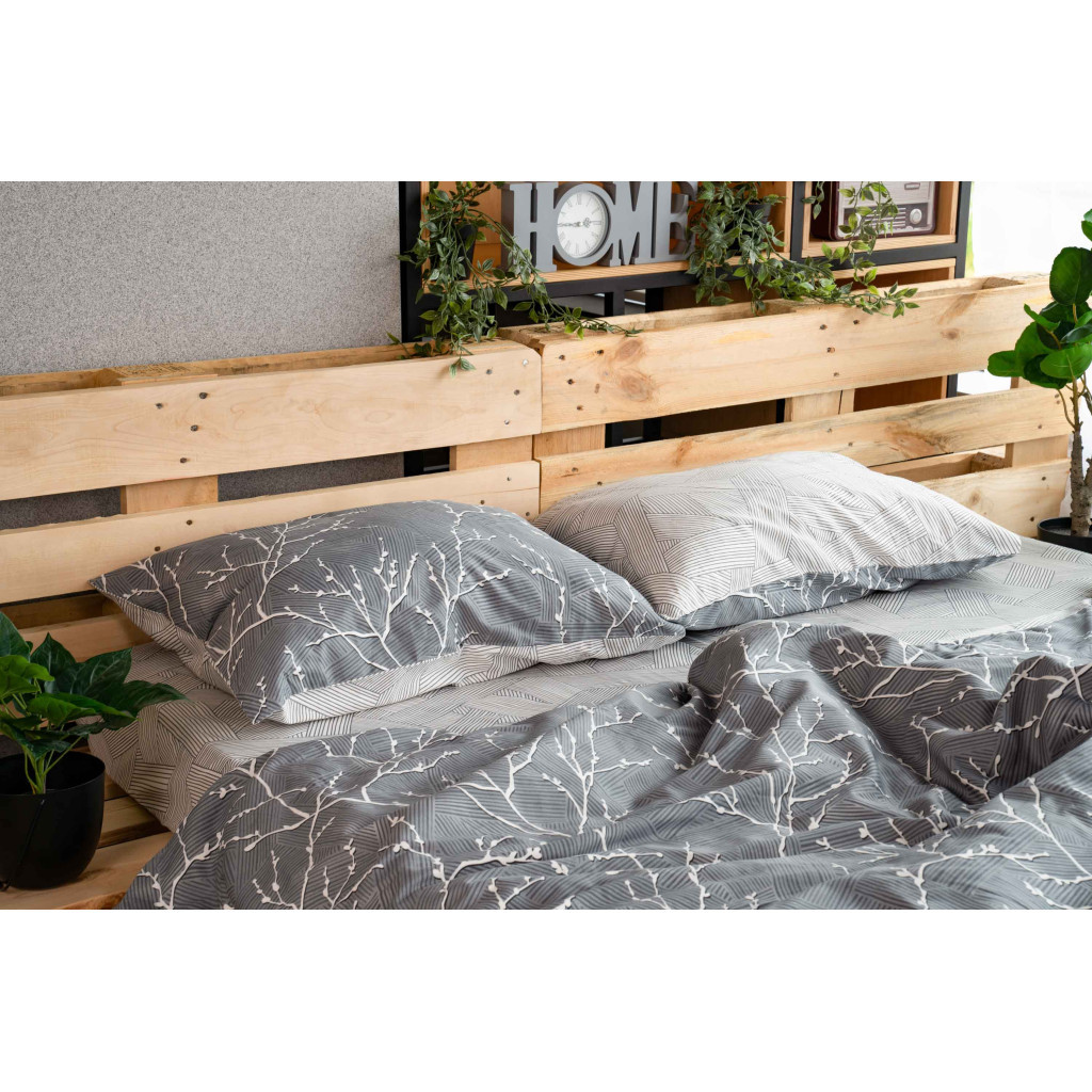 Постільна білизна Ardesto Gloria сатин блакитний полуторний 160х220 (ART1622LD) - зображення 10