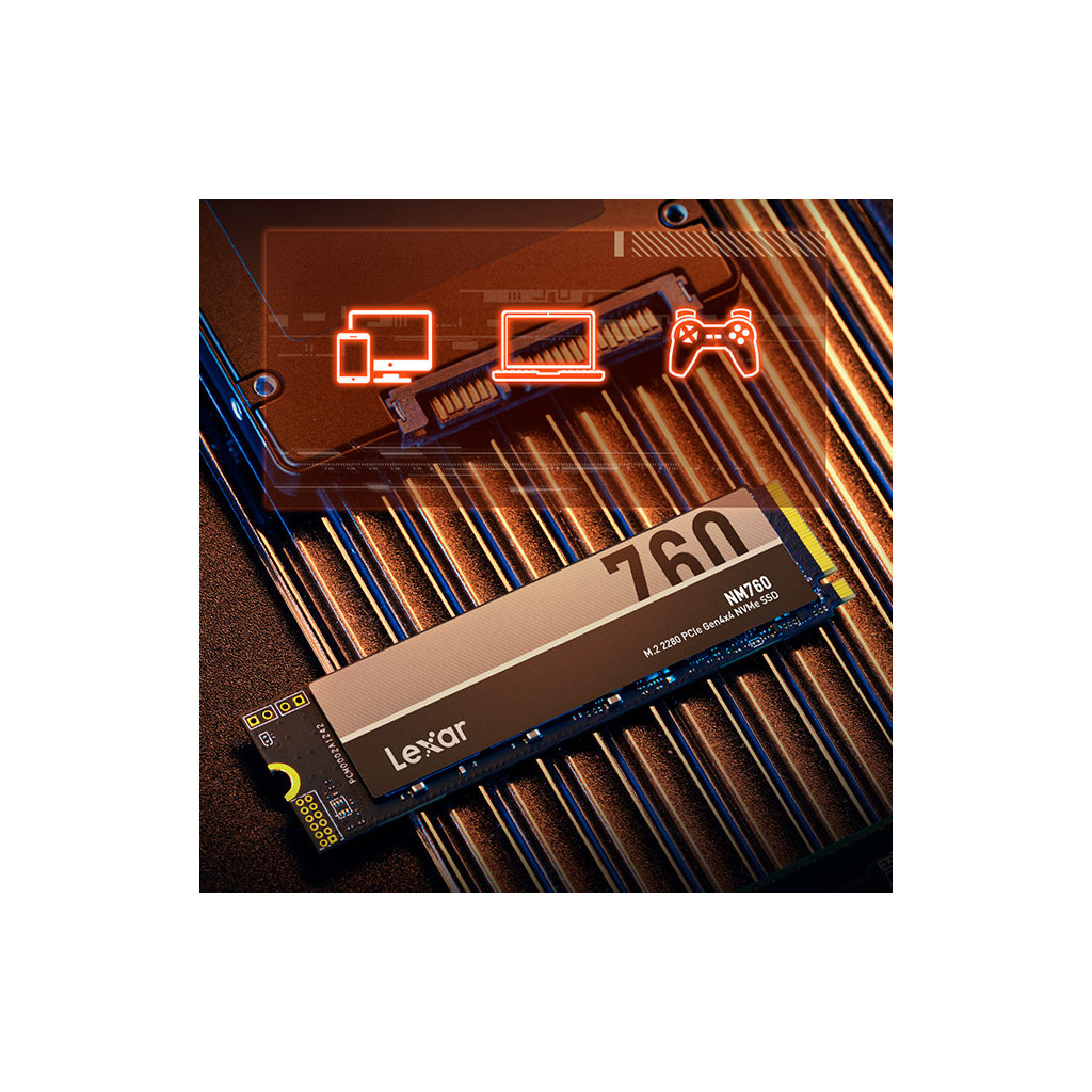 Накопичувач SSD M.2 2280 512GB NM760 Lexar (LNM760X512G-RNNNG) - зображення 8