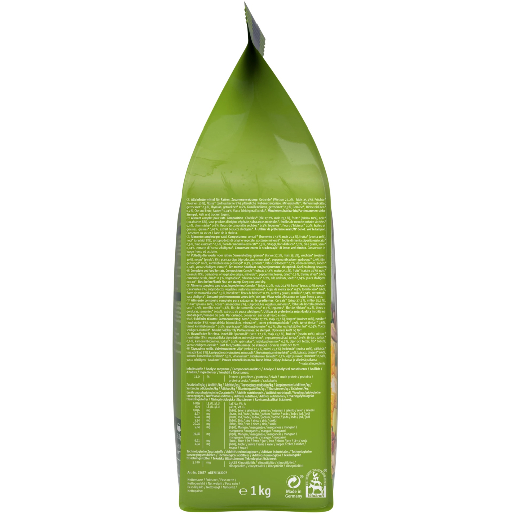 Корм для гризунів Vitakraft Premium Menu Vital для декоративних гризунів та щурів 1 кг (4008239256577) - зображення 3