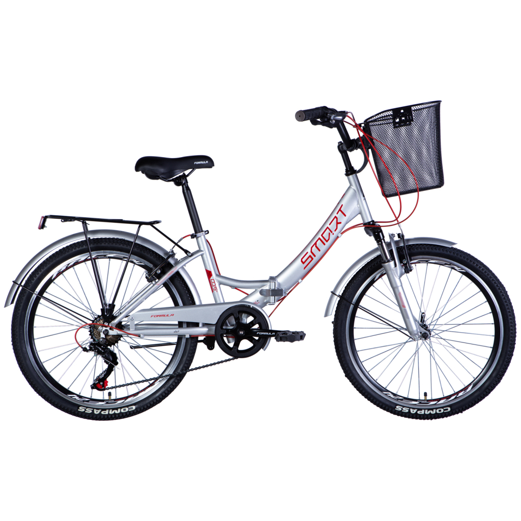 Велосипед Formula 24" Smart AM Vbr рама-15" St срiблястий 2024 (OPS-FR-24-414) - зображення 1