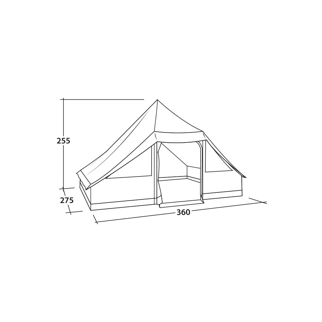 Намет Easy Camp Moonlight Cabin Grey 120444 (929830) - зображення 10