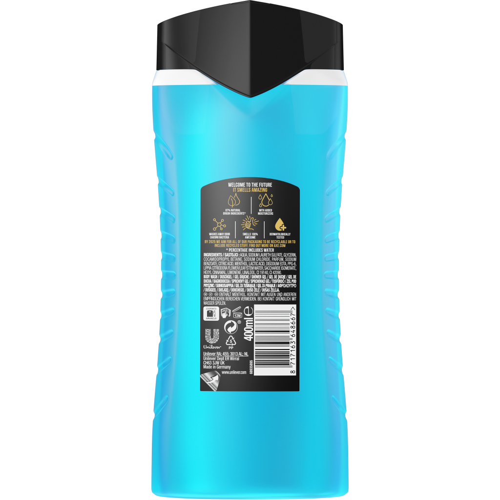 Гель для душу AXE Ice Chill 400 мл (8717163648667) - зображення 2