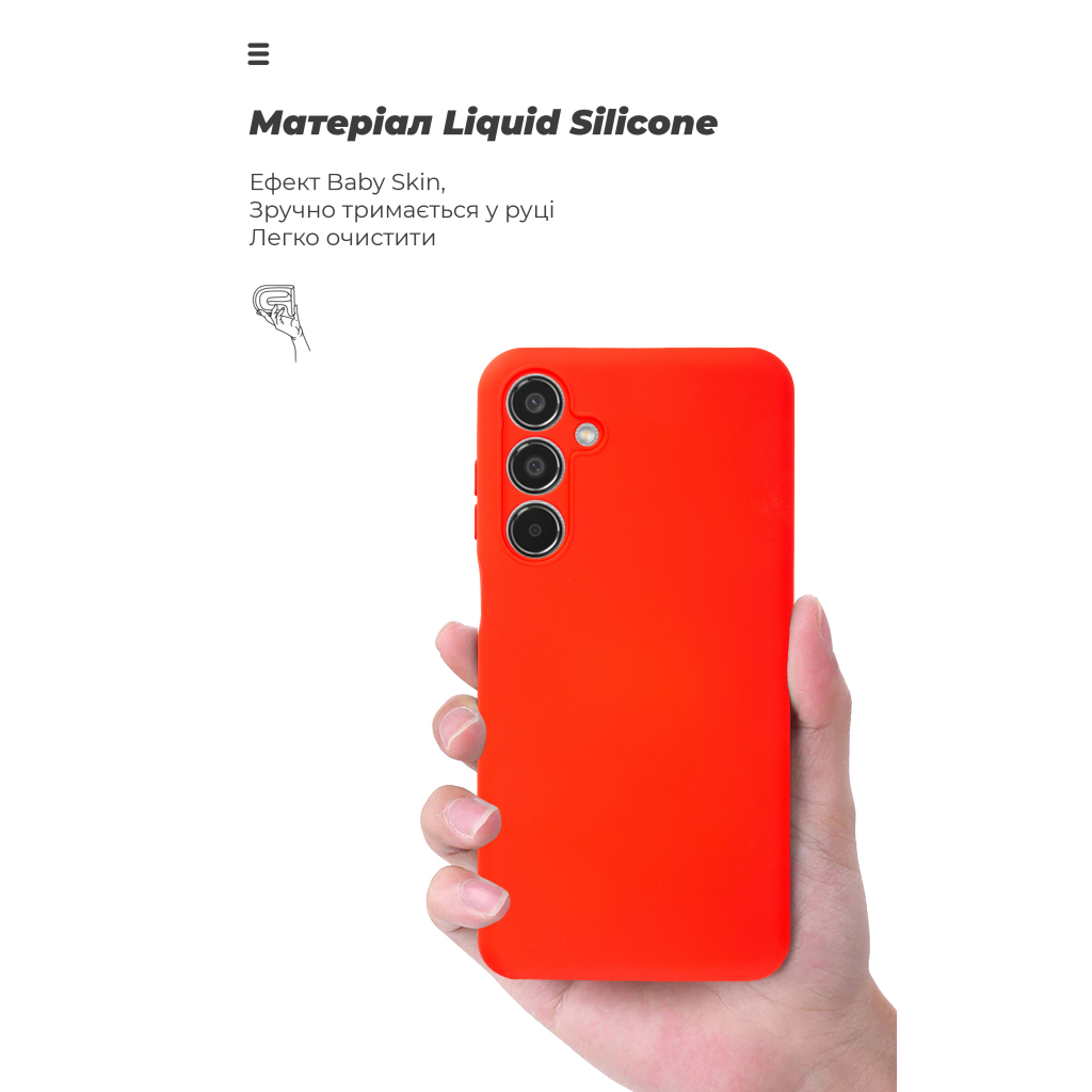 Чохол до мобільного телефона Armorstandart ICON Samsung M35 5G (M356) Camera cover Red (ARM77974) - зображення 7