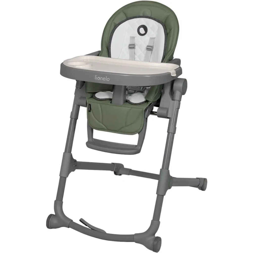 Стілець для годування Lionelo шезлонг Cora Plus Green Olive (LO-CORA PLUS GREEN OLIVE) - изображение 1
