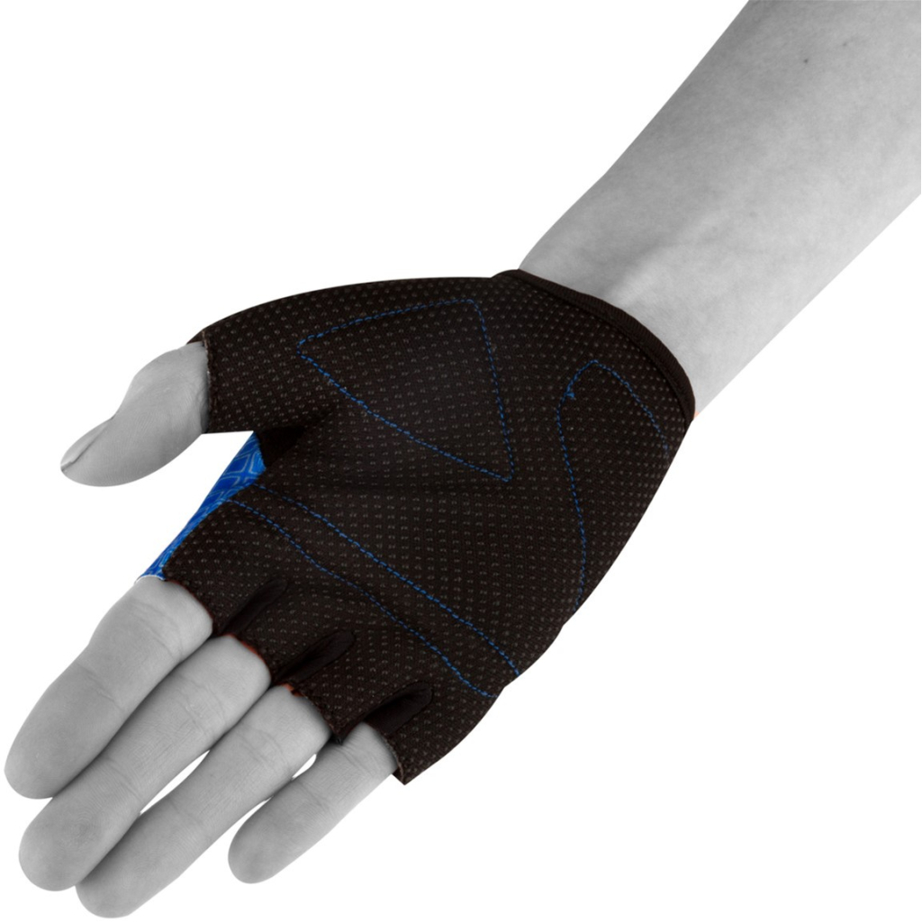 Велорукавиці PowerPlay 5451 Синьо-Білі XS (5451_XS_Blue-White) - зображення 4