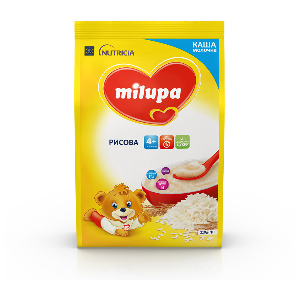 Дитяча каша Milupa Рисова молочна 210г (5900852931178) - изображение 10