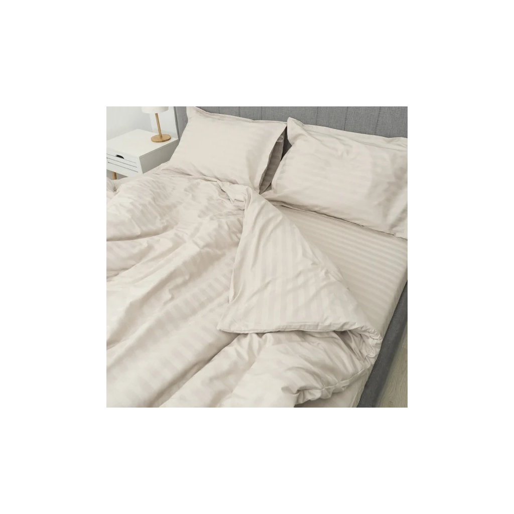 Постільна білизна Tiare 92 Сатин Страйп Кольоровий двоспальний (92_Stripe_dv) - зображення 3